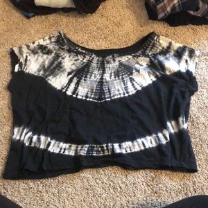 Black and white marble short sleeve